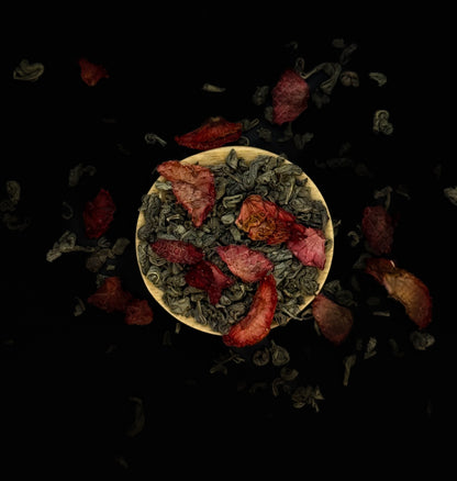 Green tea with Strawberries